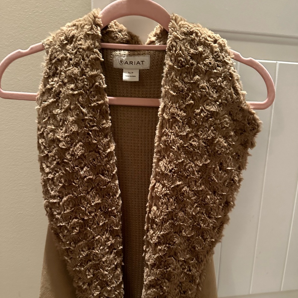 Ariat Women’s Fuzzy Brown Vest